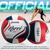 Franklin Sports Kerri Walsh USA Beach Volleyball - Soft Cover Official Size Beach + Outdoor Volleyball - Red, White + Blue Volleyball - Pump + Needle view 3