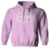 0114. Hecho en Mexico Logo 5 de Mayo Viva Mexican Republic Mexicano Sweatshirt Pullover Hoodie (Light Purple, Large) view 1