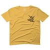 0115. Skeleton Shaka Good Vibes Graphic Vintage Surf Bones Hand for Men T Shirt (Gold 2X-Large) view 1