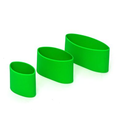 GRIFITI Band Joes Grip Bands 3 Sizes Silicone Sleeves Rubberband Durable Long Lasting Dishwasher Safe Heat Cold Tumblers Thermoses Travel Mugs Water Bottles Coffee Cups, Door Knobs Dumbbells (Green)