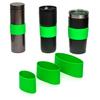 GRIFITI Band Joes Grip Bands 3 Sizes Silicone Sleeves Rubberband Durable Long Lasting Dishwasher Safe Heat Cold Tumblers Thermoses Travel Mugs Water Bottles Coffee Cups, Door Knobs Dumbbells (Green) view 4