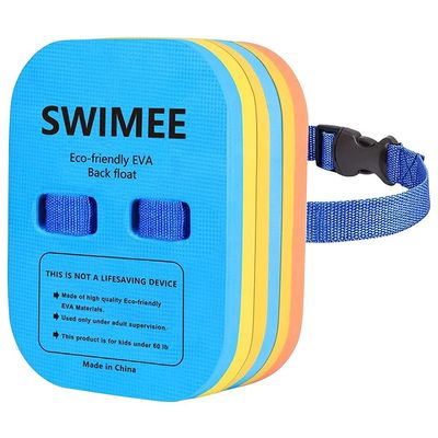 ZICRIC Back Float for Back Float Safety Swim Bubble with Adjustable 3 Layers Belts Secure Clip Buckle Swimming Beginners Waterproof Floaties Device for Swimming Floats