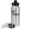 Art by Chelsydale Cute Gag Gifts Idea for To My Son Water Bottle Tumbler - 20oz Portable Drinkware - Favorite Child from Mom Dad Parent Appreciation Funny - Prince view 2