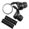 MEGHNA Bicycle 21 Speed Twist Shifter Lever 3 x 7 Speed Grip Shift Left and Right Shifting Mountain Bike Hybrid Bike Kids Bike Tricycle Gear Grip Shifter with Grips (Pair) view 1