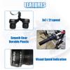 MEGHNA Bicycle 21 Speed Twist Shifter Lever 3 x 7 Speed Grip Shift Left and Right Shifting Mountain Bike Hybrid Bike Kids Bike Tricycle Gear Grip Shifter with Grips (Pair) view 3