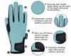 ChinFun Kids Horse Riding Gloves Child Summer Gloves Cycling Gloves Perfect for Cycling Riding Running Spring Outdoor Activities Cool Mesh Sky Blue Size L 10-12 view 2