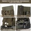 Snake Gaiters for Men Women Adjustable Waterproof Gators for Hiking Boots Lightweight Hunting Snake Guards for Lower Legs Snake Bite Proof Leggings Chaps view 4