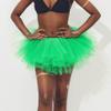 TWINKLEDE Women's Tulle Tutu Skirt Classic Elastic Layered Ballet Tutu Skirts for Women (G Sante Green) view 3