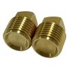 C CLINK Boat Drain Plugs 1/2" NPT Solid Brass Drain Plugs commonly Used in Boat Hulls 2 Pack Solid Brass Boat Hull Spare Garboard Drain Plug view 2