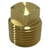 C CLINK Boat Drain Plugs 1/2" NPT Solid Brass Drain Plugs commonly Used in Boat Hulls 2 Pack Solid Brass Boat Hull Spare Garboard Drain Plug view 4