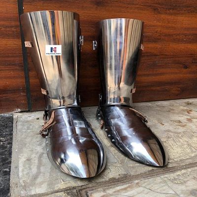 Nautical-Mart Medieval Functional Gothic Greaves Armor Leg Guard