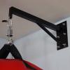 Sandbag Rack Wall-mounted Hanger, Bold Weight-bearing Fitness Equipment Hanging Bracket, Abdominal Muscle Training Home Indoor Equipment (Color : Black, Size : 50x30x15cm) view 1