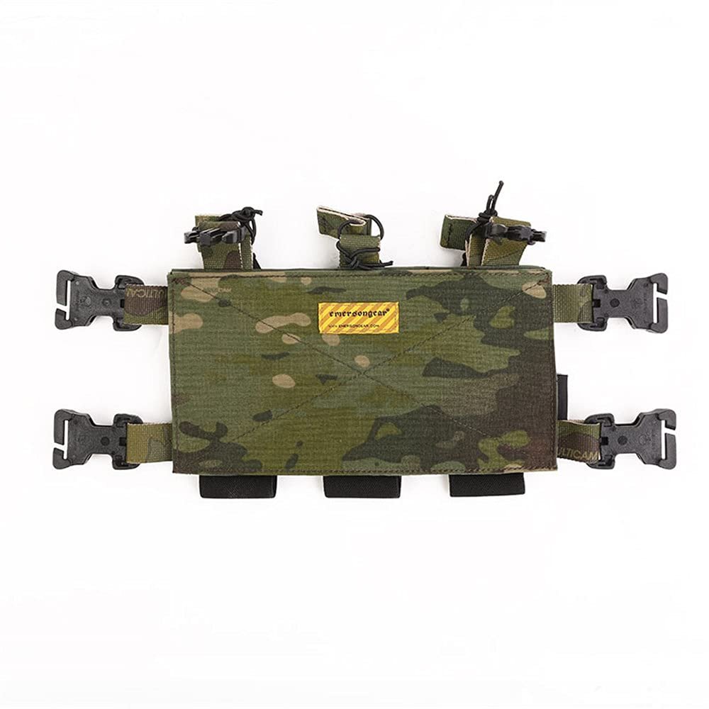 Emersongear LV Placard 5.56 Triple Magazine Panel,Tactical Placard Holder Accessories