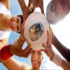 Ballstars Full Size 12" Volleyball with Base view 4