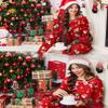 Ekouaer Christmas Pajamas for Women Long Sleeve Holiday fall Pj Set Soft 2 Piece Loungewear Sleepwear with Jogger Pants Christmas Print,M view 2