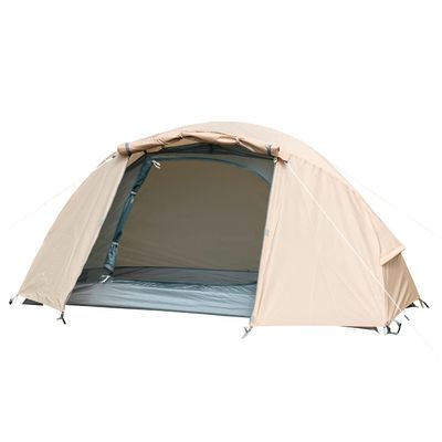 BUNDOK BDK-08B Solo Dome for 1 Person, Tent, Storage, Compact, Full Closing, Beige