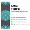 nuveti Yoga Mat Print Extra Thick TPE Non Slip Fitness Exercise Mat with Carrying Bag, 72"x24" Extra Thick 6MM Exercise & Workout Mat for Yoga, Pilates Fitness and Floor Exercises view 4