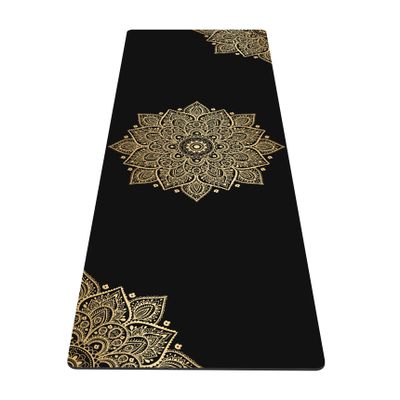 nuveti Yoga Mat Print Extra Thick TPE Non Slip Fitness Exercise Mat with Carrying Bag,72"x24" Extra Thick 6MM Exercise & Workout Mat for Yoga, Pilates Fitness and Floor Exercises