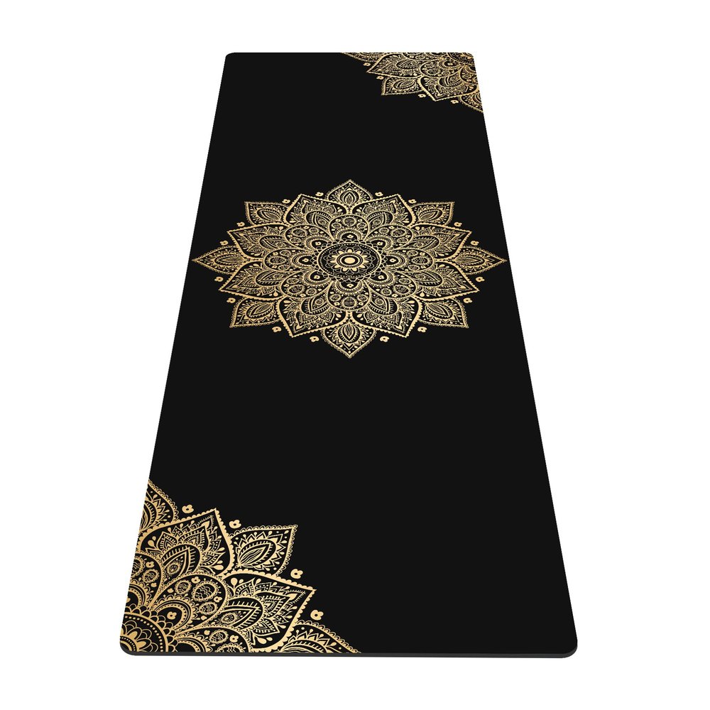 nuveti Yoga Mat Print Extra Thick TPE Non Slip Fitness Exercise Mat with Carrying Bag,72"x24" Extra Thick 6MM Exercise & Workout Mat for Yoga, Pilates Fitness and Floor Exercises