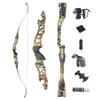 64 Inch ILF Takedown Recurve Bow 30-60Lbs Metal Bow Riser American Hunting Longbow Athletic Competition Bow Right Hand for Hunting Target Shooting(Camo, 40 Lbs) view 1