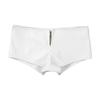 Kaerm Women Shiny Patent Leather Hot Pants Bottom Rave Dance Performance Booty Shorts Dancewear White Large view 1