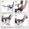 phsmoo Camping Lounge Chair Folding Camping Chair with Footrest Portable Reclining Camping Chair Headrest Storage Bag Mesh Reclining Chair with Backpack view 4