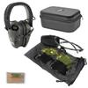 Nimrod's Wares Walker's Earmuffs MCCG + Birchwood Shooting Glasses + Case Bundle with Microfiber Cloth view 1