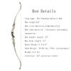 64 Inch ILF Takedown Recurve Bow 30-60Lbs Metal Bow Riser American Hunting Longbow Athletic Competition Bow Right Hand for Hunting Target Shooting (Earth, 50 Lbs) view 2