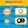 Ballstars Full Size 8" Water Polo Ball with Base view 2
