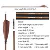 ZSHJGJR 31" Archery Carbon Arrows Spine 340 400 500 600 Hunting Arrows with Removable Tips Natural Feather Targeting Arrows for Compound & Recurve & Traditional Bow 6/12pcs (12, Brown, Spine 400) view 4