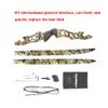 64 Inch ILF Takedown Recurve Bow 30-60Lbs Metal Bow Riser American Hunting Longbow Athletic Competition Bow Right Hand for Hunting Target Shooting (Camo, 55 Lbs) view 4