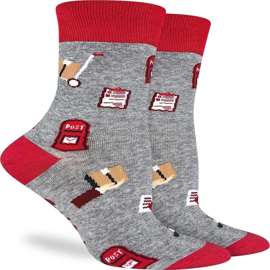 Good Luck Sock Women's Postal Worker Socks, Adult, Shoe Size 5-9