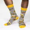 Good Luck Sock Men's School Bus Socks, Adult, Shoe Size 7-12 view 2