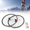 700C Road Bicycle Wheel Front Rear Wheel Set, Double Wall Aluminium Alloy Rim C/V Brake Clincher Fit for 7/8/ 9/10/ 11 Speed Freewheel 30mm Rims Bike Accessories view 1