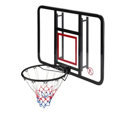 Basketball Rim Home Wall-Mounted Basketball Hoop, Interesting Sports Equipment for Adults and Teenagers, 43in Basketball Board, 110x75 Cm