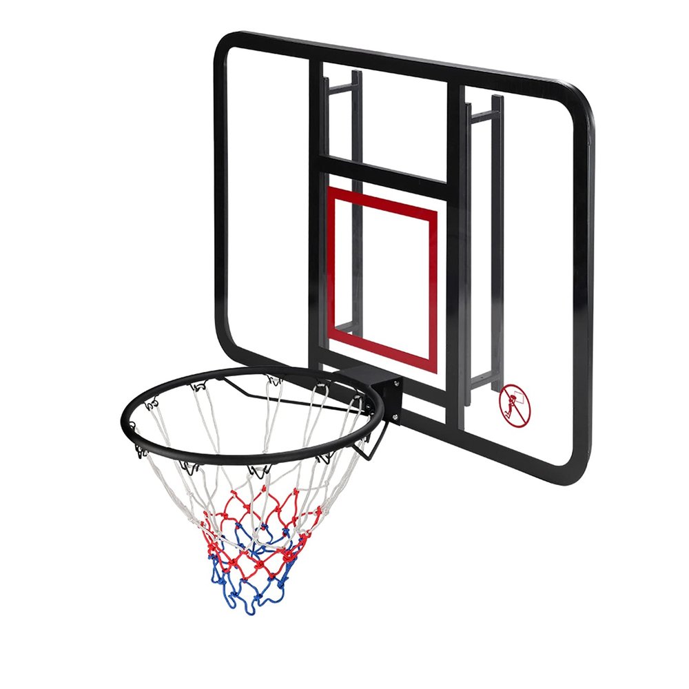 Basketball Rim Home Wall-Mounted Basketball Hoop, Interesting Sports Equipment for Adults and Teenagers, 43in Basketball Board, 110x75 Cm