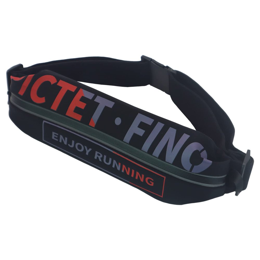 Pictet Fino Running Belt, Fanny Pack For Women And Man, Runner Phone Holder Pouch, Outdoor Sport Running Waist Packs For Smartphone, Fitness, Cycling, Hiking (Black)