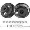 CLUBRALLY Golf Cart Brake Drum Kit with Large Hole Fine Splined, Fits 1991-Up Gas EZGO and 1996-Up Columbia, OEM#21807-G1, 41843-94 (2 PCS) view 1