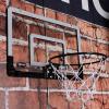 Basketball Rim Indoor Folding Basketball Hoop, Children's Adult Basketball Board with Goal, Can Be Installed On Round Rods and Poles (Color : Package 2, Size : 45.5x30.5cm) view 2
