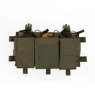 Emersongear MF Style Quad 5.56 Compatible Mag Placard,Magazine Pouch Accessories Attach to The Tactical Vest Ranger Green