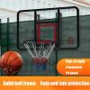 Basketball Rim 43in Adult Basketball Hoop, Indoor and Outdoor Wall-Mounted Basketball Boards, Simple Installation, 110x75 Cm view 2