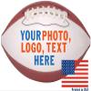 Ballstars Personalized Custom Mid-Size 9 Inch Football with Base | Official Size 6 | Customized Trophy for Coach, Dad, Any Fan view 1
