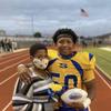 Ballstars Personalized Custom Mid-Size 9 Inch Football with Base | Official Size 6 | Customized Trophy for Coach, Dad, Any Fan view 3