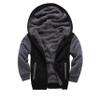 ZITY Boys Zip Up Hoodie Fleece Jacket Kids Sherpa Lined Sweatshirts Outerwear Warm Winter Coat Dark Black Grey 6-7 Years Old view 1