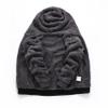 ZITY Boys Zip Up Hoodie Fleece Jacket Kids Sherpa Lined Sweatshirts Outerwear Warm Winter Coat Dark Black Grey 6-7 Years Old view 2