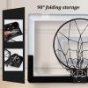 Basketball Rim Indoor Folding Basketball Hoop, Children's Adult Basketball Board with Goal, Can Be Installed On Round Rods and Poles (Color : Package 2, Size : 59x40.5cm) view 3