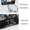 Basketball Rim Indoor Folding Basketball Hoop, Children's Adult Basketball Board with Goal, Can Be Installed On Round Rods and Poles (Color : Package 2, Size : 59x40.5cm) view 4