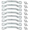 316 Stainless Steel Footman Loop (8 PCS) with Fast Installation Cross Flat Head Tapping Screws (16PCS) for Kayak Deck Loops, Bimini Top Strap, Tie Down Anchor Point, Jeep Corvette, Buggy (8 Pack) view 1