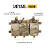 Emersongear MF Style Quad 5.56 Compatible Mag Placard,Magazine Pouch Accessories Attach to The Tactical Vest view 2