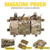 Emersongear MF Style Quad 5.56 Compatible Mag Placard,Magazine Pouch Accessories Attach to The Tactical Vest view 3